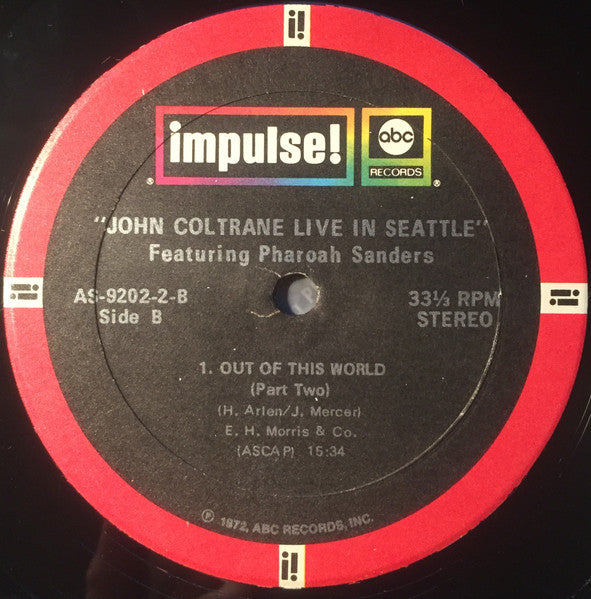 John Coltrane Featuring Pharoah Sanders : Live In Seattle (2xLP, Album, RE, Gat)
