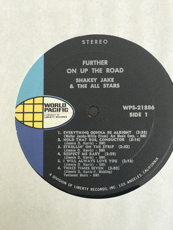Shakey Jake And The Allstars : Further On Up The Road (LP, Album)