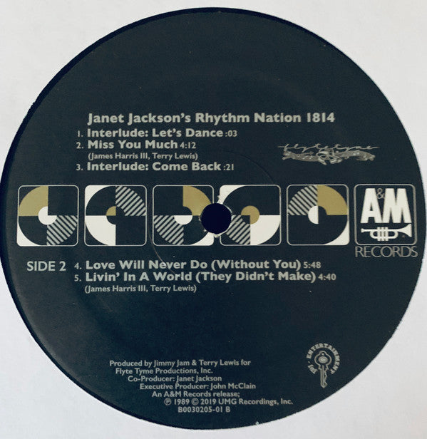 Janet Jackson : Rhythm Nation 1814 (2xLP, Album, RE)