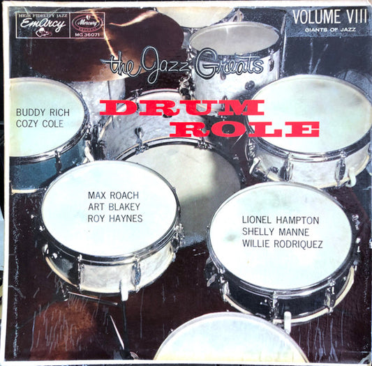 Various : Volume VIII - The Jazz Greats: Drum Role (LP, Comp)