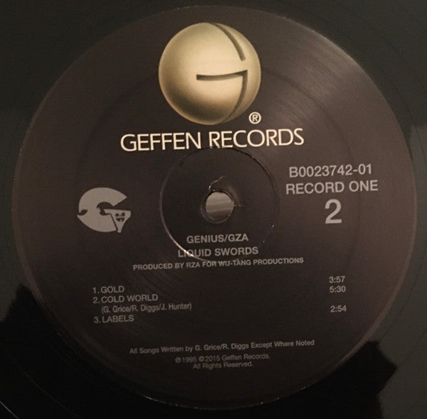 Genius* / GZA : Liquid Swords (2xLP, Album, RE)