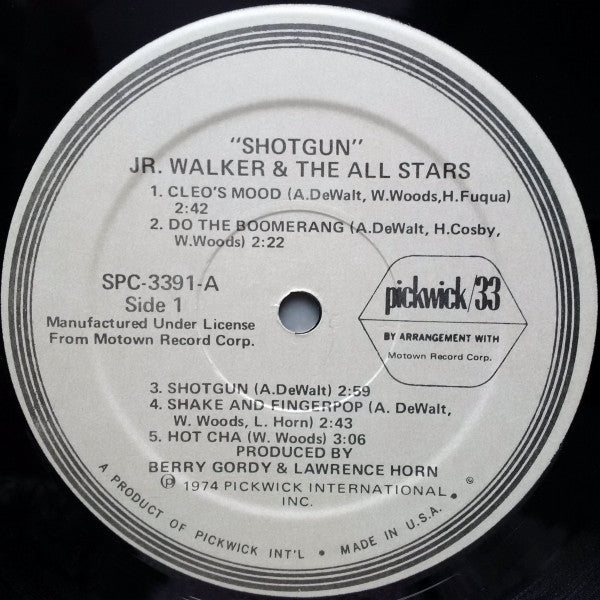 Junior Walker & The All Stars : Shotgun (LP, Album, RE, Abr)
