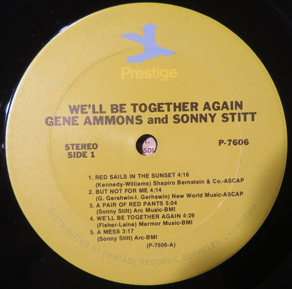 Gene Ammons / Sonny Stitt : We'll Be Together Again (LP, Album, RE)
