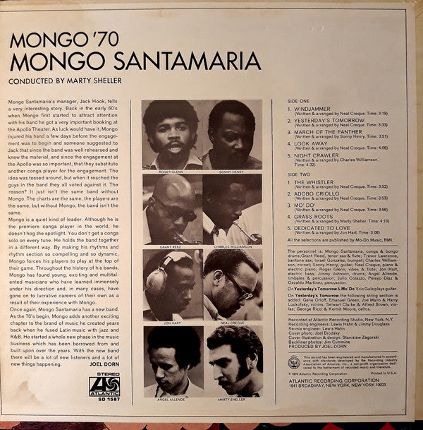 Mongo Santamaria : Mongo '70 (LP, Album, Ter)