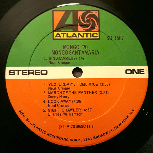 Mongo Santamaria : Mongo '70 (LP, Album, Ter)