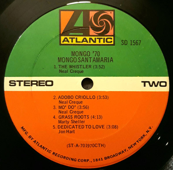 Mongo Santamaria : Mongo '70 (LP, Album, Ter)