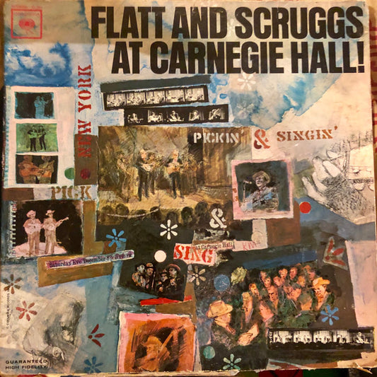 Flatt & Scruggs : At Carnegie Hall! (LP, Album, Mono, Ter)