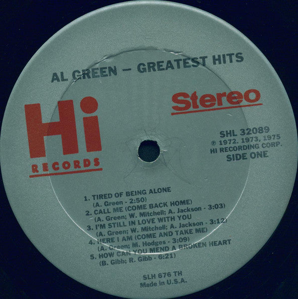 Al Green : Greatest Hits (LP, Comp, TH )