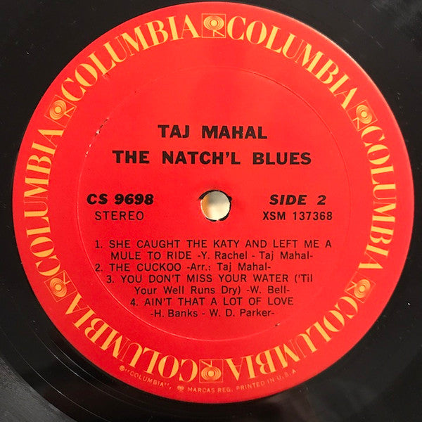 Taj Mahal : The Natch'l Blues (LP, Album, RP, Ter)
