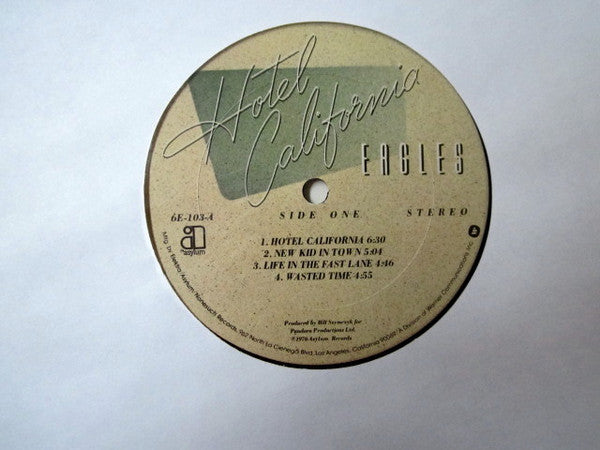 Eagles : Hotel California (LP, Album, RE, Pit)