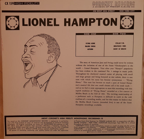 Lionel Hampton : Lionel Hampton (LP, Album)