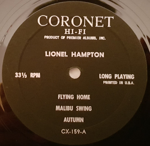 Lionel Hampton : Lionel Hampton (LP, Album)