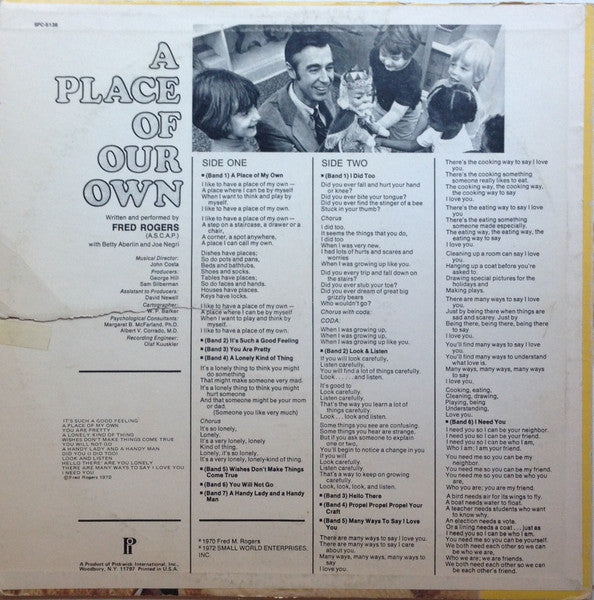 Mister Rogers : A Place Of Our Own (LP, RE)