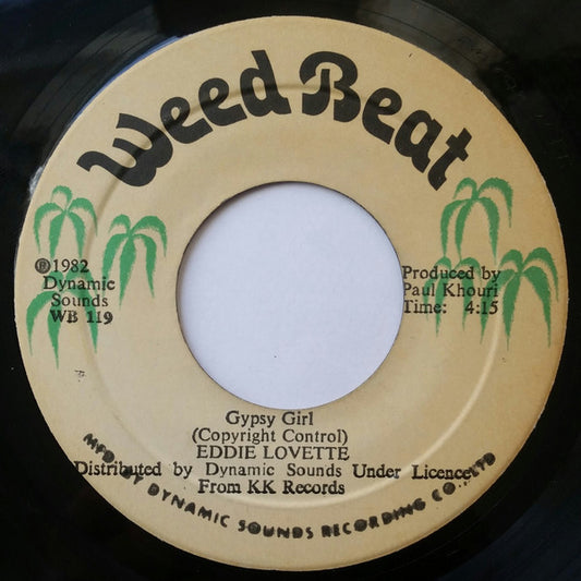 Eddie Lovette : Gypsy Girl / Heaven Must Be Missing An Angel (7")