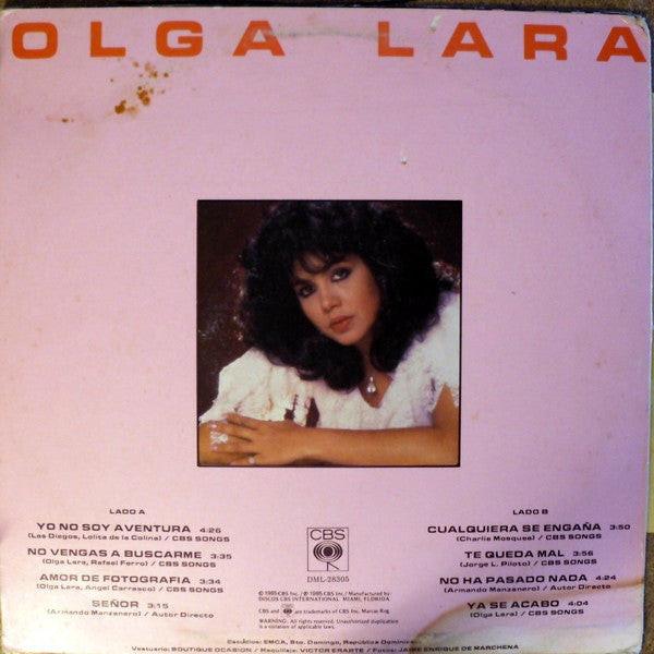 Olga Lara : Olga Lara (LP, Album)
