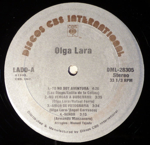Olga Lara : Olga Lara (LP, Album)
