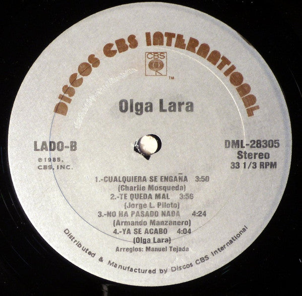 Olga Lara : Olga Lara (LP, Album)