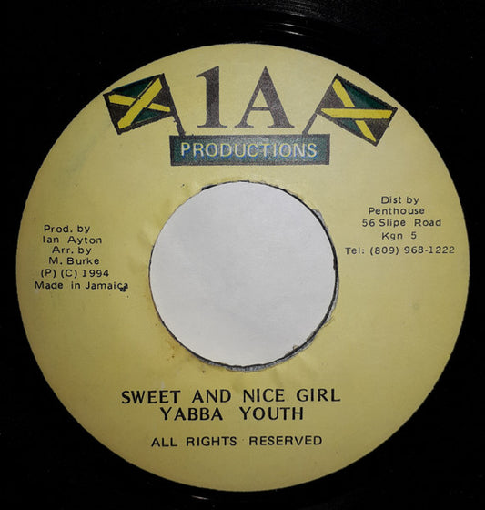Yabba Youth : Sweet And Nice Girl (7")