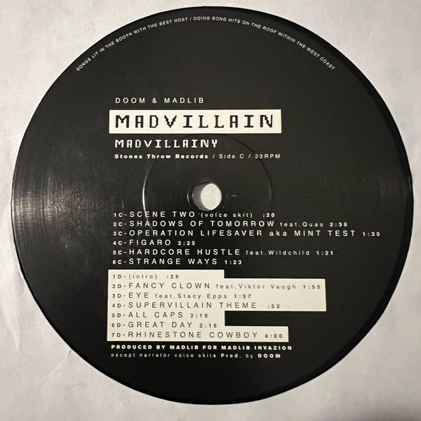 MF Doom And Madlib - Madvillain : Madvillainy (2xLP, Album, RE)