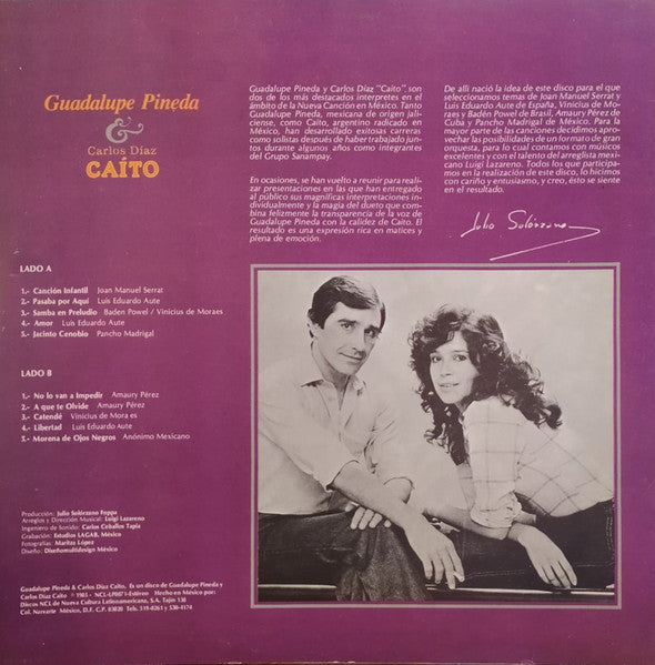 Guadalupe Pineda, Carlos Díaz : Caito (LP, Album)