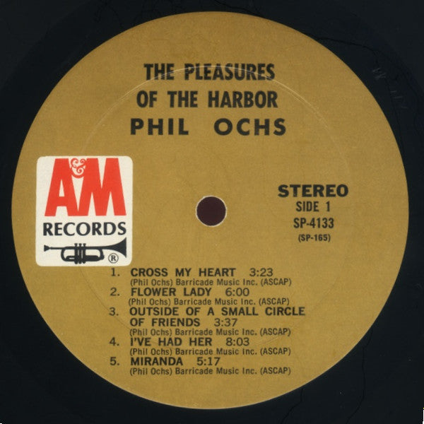 Phil Ochs : Pleasures Of The Harbor (LP, Album, RE, Mon)