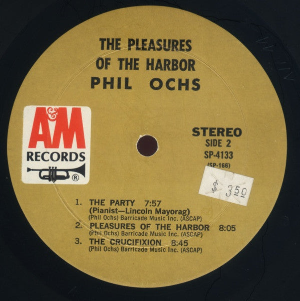 Phil Ochs : Pleasures Of The Harbor (LP, Album, RE, Mon)