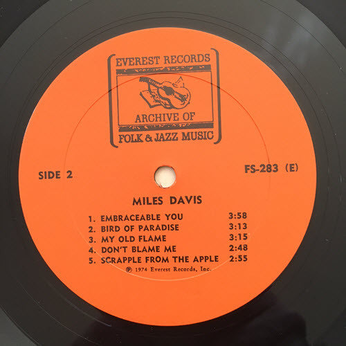 Miles Davis : Miles Davis (LP, Comp, RE)