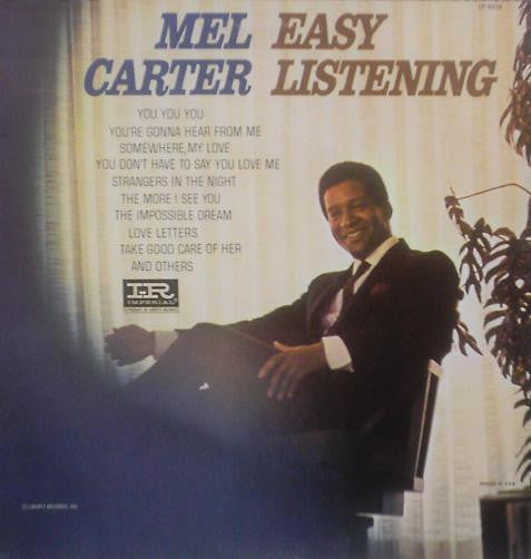 Mel Carter : Easy Listening (LP, Album, Mono)