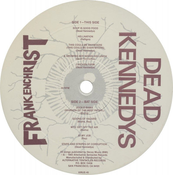 Dead Kennedys : Frankenchrist (LP, Album, RP)
