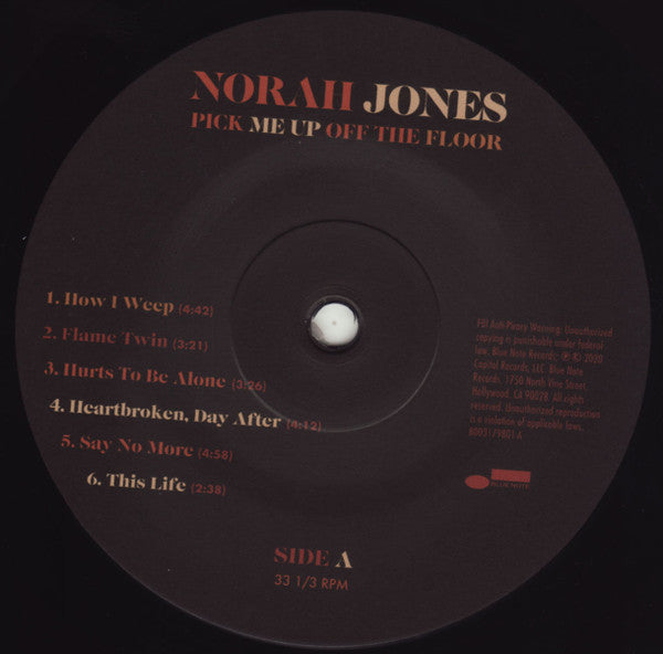 Norah Jones : Pick Me Up Off The Floor (LP, Album)