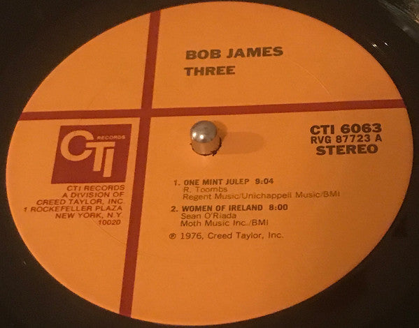 Bob James : Three (LP, Album, Ter)