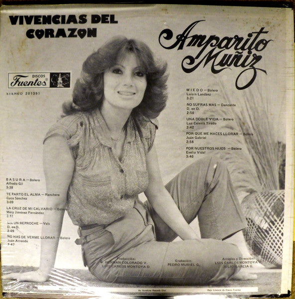 Amparito Muñiz : Vivencias Del Corazon (LP, Album)