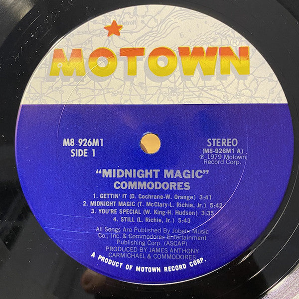 Commodores : Midnight Magic (LP, Album, San)