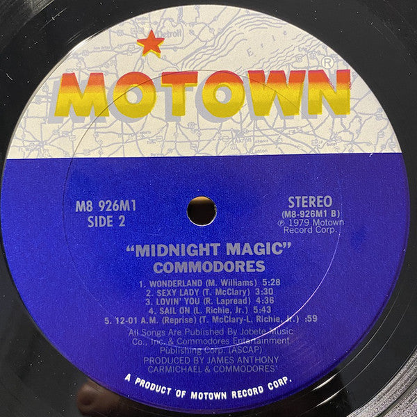 Commodores : Midnight Magic (LP, Album, San)
