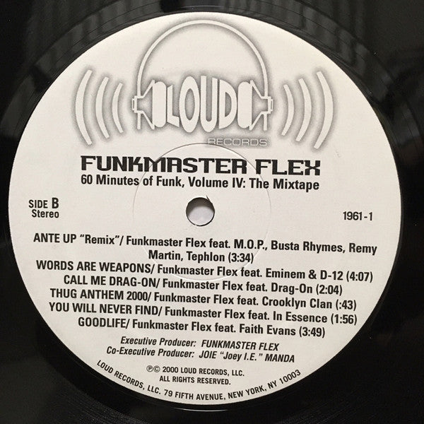 Funkmaster Flex : 60 Minutes Of Funk, Volume IV: The Mixtape (2xLP, Mixed, Mixtape)