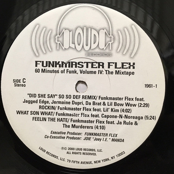 Funkmaster Flex : 60 Minutes Of Funk, Volume IV: The Mixtape (2xLP, Mixed, Mixtape)