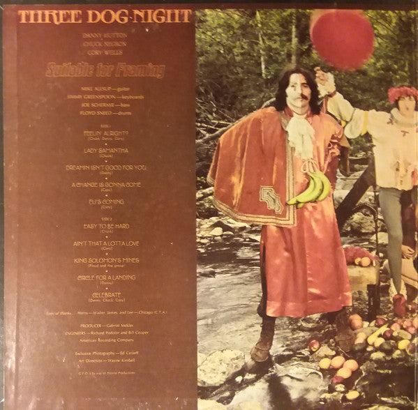 Three Dog Night : Suitable For Framing (LP, Album, Pit)