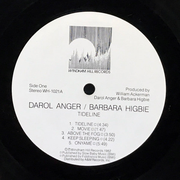 Darol Anger - Barbara Higbie : Tideline (LP, Album, EMW)