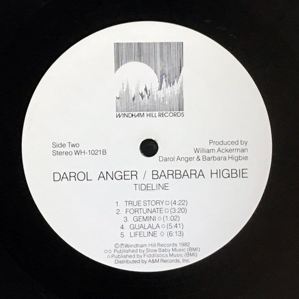Darol Anger - Barbara Higbie : Tideline (LP, Album, EMW)