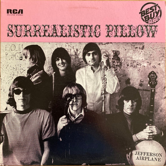 Jefferson Airplane : Surrealistic Pillow (LP, Album, RE)