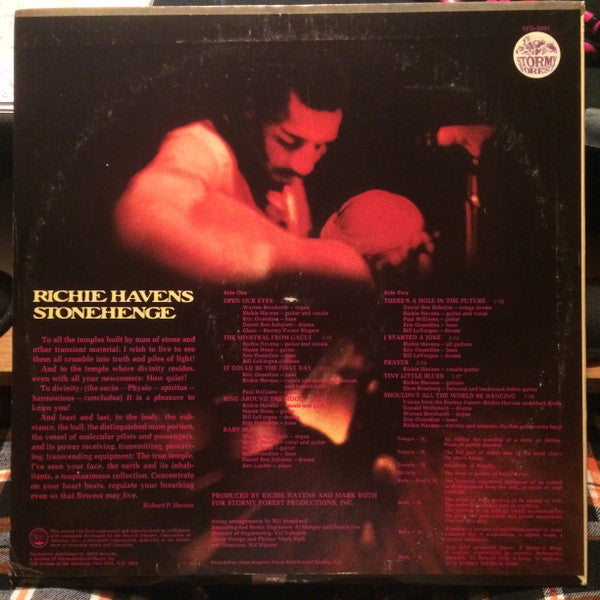 Richie Havens : Stonehenge (LP, Album, Pit)