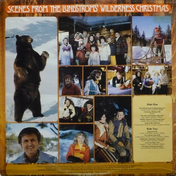 Lundstrom Singers : The Lundstroms' Wilderness Christmas (LP, Album)
