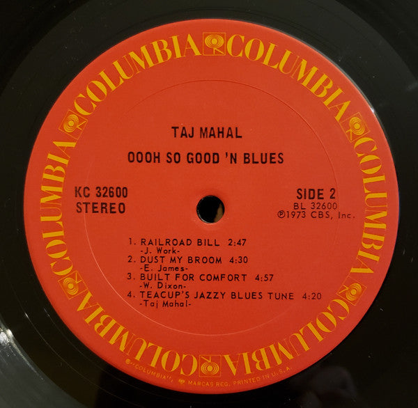 Taj Mahal : Oooh So Good 'N Blues (LP, Album, Pit)