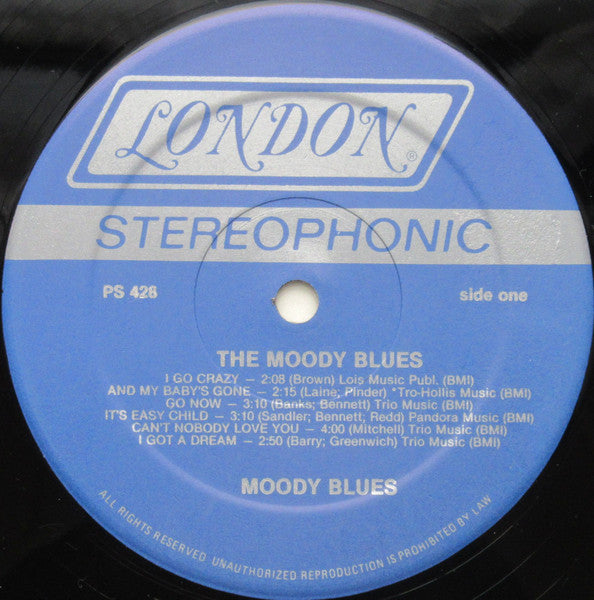 The Moody Blues : Go Now - Moody Blues #1 (LP, Album, RE)