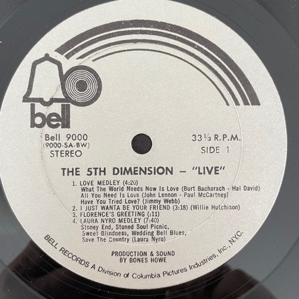 The Fifth Dimension : Live!! (2xLP, Album, Bes)