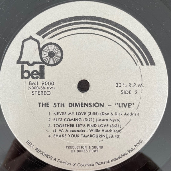The Fifth Dimension : Live!! (2xLP, Album, Bes)