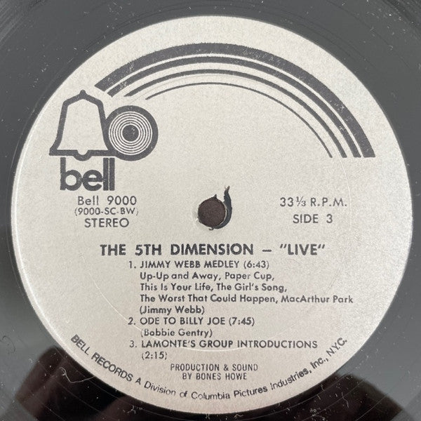 The Fifth Dimension : Live!! (2xLP, Album, Bes)