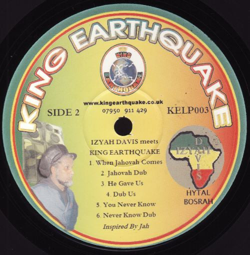 Izyah Davis Meets King Earthquake : Izyah Davis Meets King Earthquake (LP, Album)