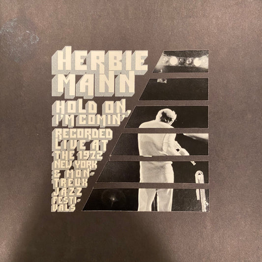 Herbie Mann : Hold On, I'm Comin' (LP, Album, Gat)