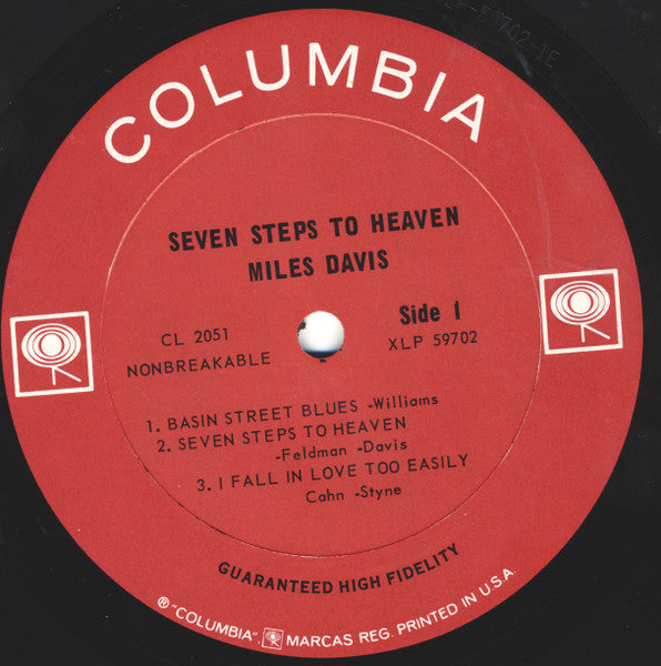 Miles Davis : Seven Steps To Heaven (LP, Album, Mono, Pit)